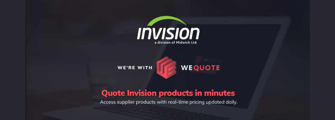 Invision partnership with WeQuote