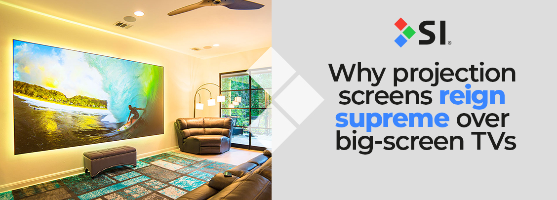 Screen Innovations - Why projector screens reign supreme over TVs