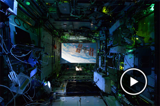 Screen Innovations - ISS Viewscreen - The First Projection Screen in Space